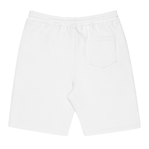 Active Fleece Shorts x Classic Embroidery x white
