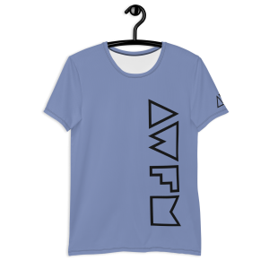 Athletic T-shirt x Sidewinder Outline Edition x black on blue
