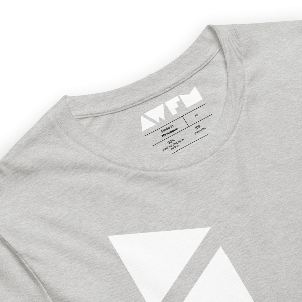 Essential T-Shirt x Classic Sidewinder x white on athletic heather grey - Image 7