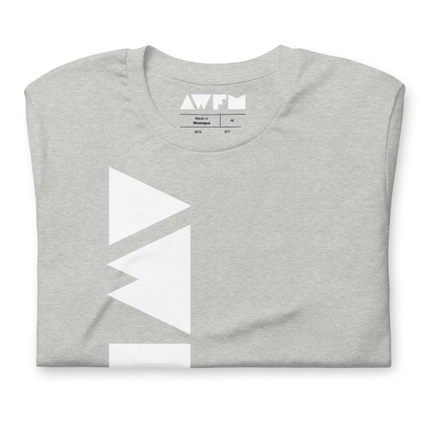 Essential T-Shirt x Classic Sidewinder x white on athletic heather grey - Image 5