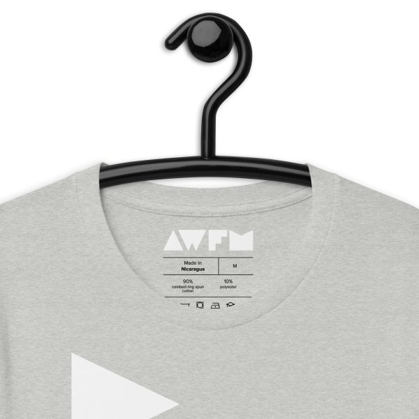 Essential T-Shirt x Classic Sidewinder x white on athletic heather grey - Image 3
