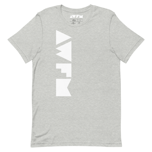 Essential T-Shirt x Classic Sidewinder x white on athletic heather grey - Image 2