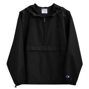 Men's Champion Jacket x Classic Windbreaker x Black on Black