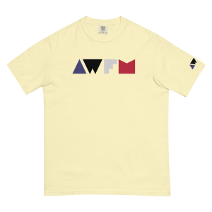 Men's Heavyweight T-shirt x Classic Garment-dyed yellow - Front